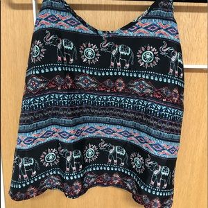 Boho Spaghetti strapped Top